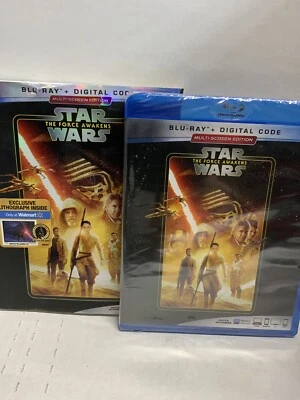 ☀️ Star Wars The Force Awakens Blu-ray+Digital W/Slipcover NEW Sealed  - Image 1 of 3