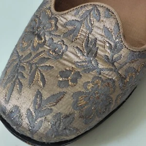 Mujer Prada Brocado Seda Multicolor Sin Cordones Pisos Mocasines Bailarina Zapatos 37.5 - Imagen 1 de 24
