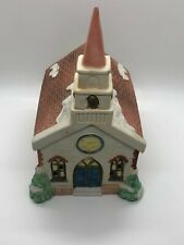 Americana Porcelain Collectable Church With Box