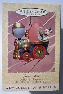 Vintage 1996 Hallmark Keepsake Ornament Lokomotive Cottontail Express 1. Serie - Bild 1 von 7
