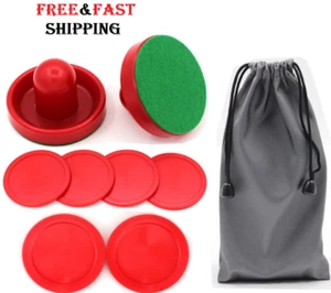 Home Standard Airhockey Paddel und 2 Größen Pucks, kleine Größe für Kinder, groß (2 - Bild 1 von 7