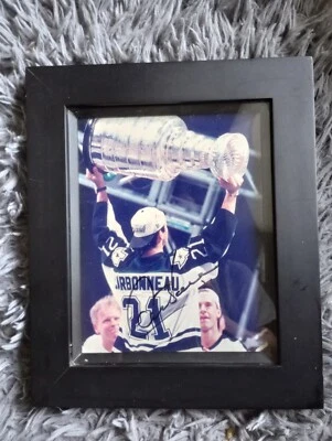 guy carbonneau autograph 8x10 Stanley Cup - Image 1 of 3