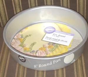 Vintage 1991 WILTON Cake Pan 8 Inch Round #2105-2193 - Picture 1 of 7