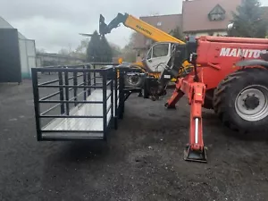 Arbeitsbühne schwenkbar 2,5m Arbeitskorb Montagebühne MATBRO JCB CAT Manitou - Bild 1 von 16