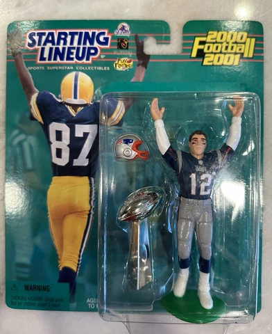 Tom Brady Rookie 2000 Starting Lineup Custom🔥New England Patriots Super Bowl Cover