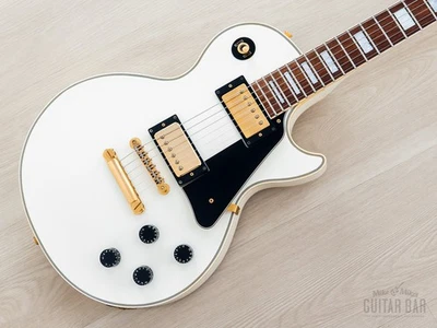 1998 Epiphone Gibson Les Paul 定制带开放式书头,日本藤根 — 第 1/4 张图片