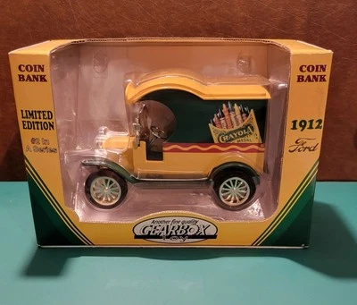 CRAYOLA DELIVERY CAR COIN BANK LIMITED EDITION #2 IN A SERIES 1912 FORD - Image 1 of 4