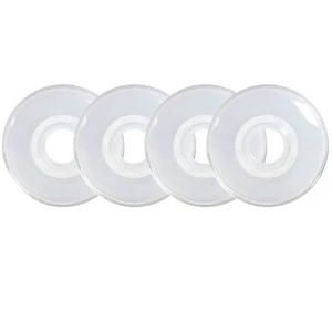 Rink Rat Roller Hockey Wheels Rinkster Ghost XX Grip White/Clear 4-Pack - Picture 1 of 12