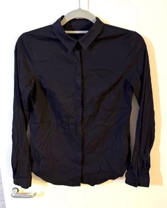 COS Hemdbluse mit Knopfleiste schwarz Damen Größe 34 Uk 6 - Bild 1 von 5