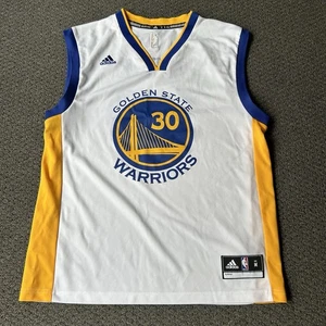 Golden State Warriors NBA Jersey Steph Curry #30 Size M Mens 2015 Home Adidas - Bild 1 von 11