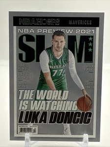 2021-22 Panini Hoops Basketball SLAM#230 LUKA DONCIC Slam MAVERICKS - Picture 1 of 6