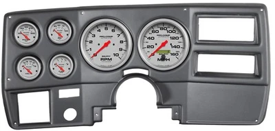 Auto Meter 7027-UL Ultra-Lite 6-Gauge Direct-Fit Dash Kit 1973-1983 Chevy Truck/ - Imagem 1 de 3