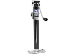 REESE Pro Series 1401440303 Round Trailer Jack 5K, Weld-On, Sidewind, Footplate - Picture 1 of 3