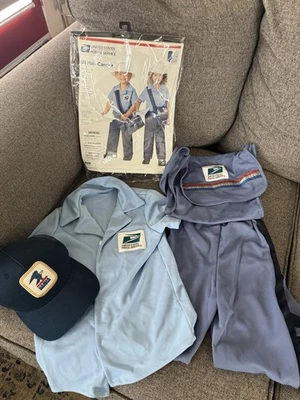 Disfraz de Halloween USPS Mail Carrier mediano 3-4 Foto 1 de 4