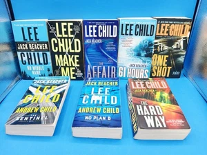 Lot 8 Lee Child Jack Reacher Mixed Lot Novels Paperback Books - Bild 1 von 14