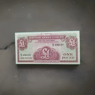 British Armed Forces £1 4th Series 1962 Military Voucher UNC – Army Council Note - Image 1 of 4