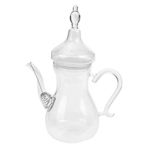 Glass Pot Coffee Transparent Teapot Office Pots with Infuser Clear - Picture 1 of 12