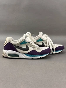 Nike Air Max Correlate Sneakers Women Sz 7.5 Club White Purple Shoes 511417-153 - Picture 1 of 8