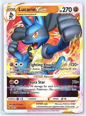 SWSH: Sword & Shield Promo Cards #SWSH214 Lucario VSTAR Near Mint or Better - Image 1 of 2