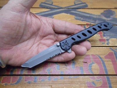 Gerber Evo Mid Pocket Knife Liner Lock Combo Edge Tanto Blade - Image 1 of 4