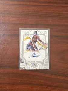 2024 Topps Royalty Tennis Victoria Mboko Rookie su carta Auto 37/75 RC SP - Foto 1 di 3