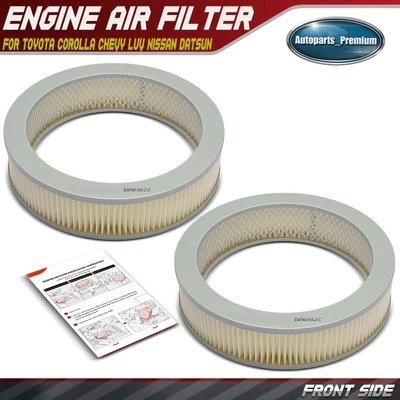 2x Filtro de Ar do Motor para Toyota Corolla Chevrolet LUV GMC S15 Nissan 720 Datsun - Imagem 1 de 4