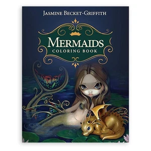 Mermaids Coloring Book Blue Angel - Picture 1 of 1