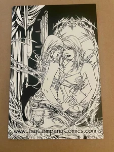 Witchblade #114 eBas Virgin B&W Sketch Variant Limited 100 Sexy 2010 Jay Company - Bild 1 von 2