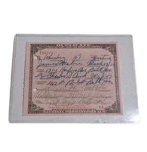 Prohibición 1929-33 forma de prescripción licor medicinal, WI alcohol RX, whisky - Imagen 1 de 2