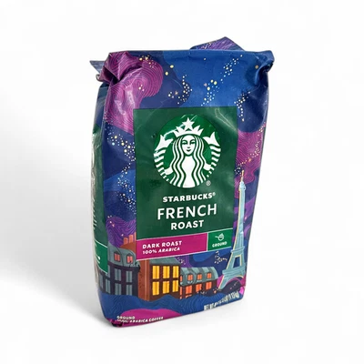 Starbucks Ground Arabica Bean Coffee, French Roast Dark - 40 oz