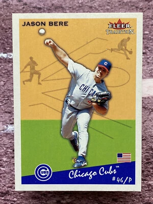 2002 Fleer Tradition Jason Bere #227 Chicago Cubs - Imagem 1 de 2