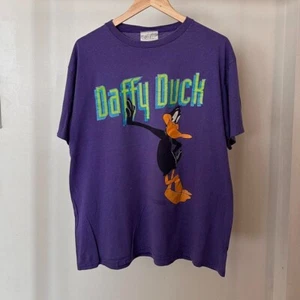 Vintage Daffy Duck Cartoon Shirt Size XL - Picture 1 of 8