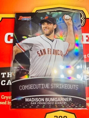 2016 Bowman's Best #SL-MB Madison Bumgarner Stat Line V467 BUY 1 GET 1 FREE! - Image 1 of 2