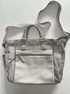 piquadro men bag laptop gray crossbody - Picture 1 of 11