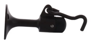 CRL DL2531DU Dark Bronze Wall Mounted Heavy-Duty Door Stop with Hook and Holder - Picture 1 of 6