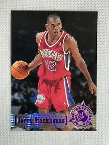 1995-96 Topps Stadium Club Jerry Stackhouse #329 Rookie Basketball Karte RC 76ers - Bild 1 von 2