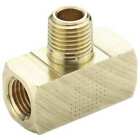Parker 2224P-4 Extruded Branch Tee, Brass, 1/4 In,Npt