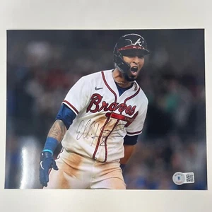 Eddie Rosario Signed Auto 11x14 Photo Braves BAS Cert - Picture 1 of 5