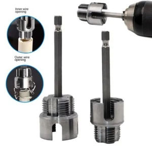 Compact Screw Extractor Kit Easy Removal Broken Bolt Remover Sink - Picture 1 of 9