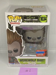 Funko POP! Werewolf Bart #1034 NYCC Fall Convention EXCLUSIVE Simpsons MAY #1 - Picture 1 of 8