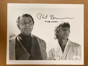 Phil Brown Signed Star Wars "Uncle Owen" 8x10 Photo with JSA Cert.# - Picture 1 of 1