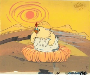 Ren & Stimpy Original 90s Animation Art Production Cel Ren Chicken - Picture 1 of 2