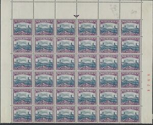 SOUTH  AFRICA:1950  2d slate-blue and purple SG116  bi-lingual block-18 pairs