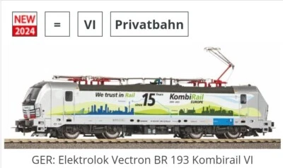 Piko BR 193 Kombirail Electric Locomotive 21639 HO Scale DCC Ready - Image 1 of 3