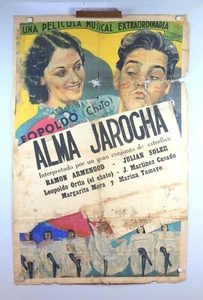 Alma Jarocha - Fopoldo Chato 1937 Filmplakat - 27x41 B16-41-3 - Bild 1 von 10