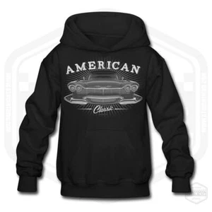 Children's 1958 Plymouth Fury American Classic Car Hoodie - Picture 1 of 18