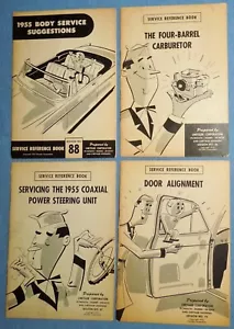 Antique 1954-55 Chrysler Corp. Service Reference Books x4 Sessions 75, 86-88 - Bild 1 von 14
