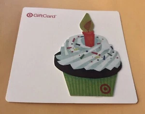 2009 HAPPY BIRTHDAY CUPCAKE FOIL TARGET GIFT CARD RARE NO VALUE - Picture 1 of 1