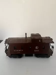 Lionel 6457 SP Type Caboose, Tuscan Body, Blk Metal Stack, O Gauge, Lighted T154 - Picture 1 of 4