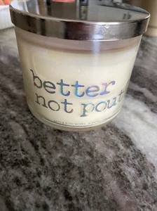 Bath Body Works MOST BETTER NOT POUT GINGERBREAD 3-Wick Scented Candle 14.5 oz - Picture 1 of 3